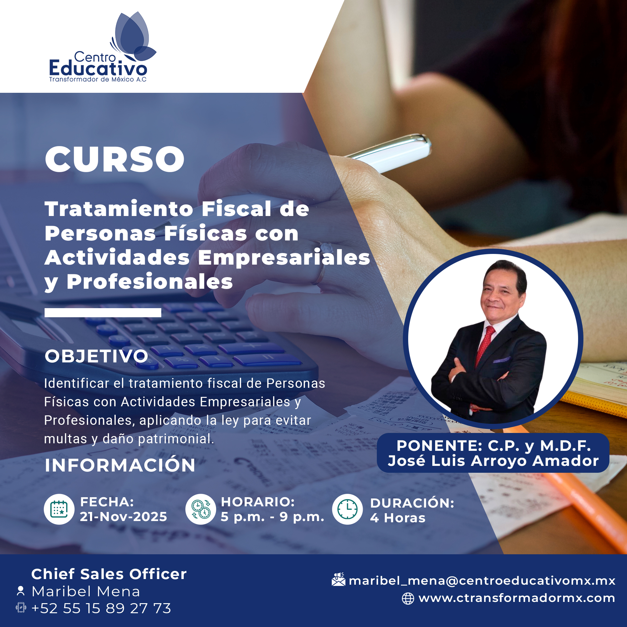 Tratamiento Fiscal de Personas Físicas con
Actividades Empresariales y Profesionales